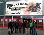 3 déc : un groupe du club s'est rendu au Supercross de Genève