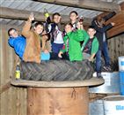 trialistes et aussi copains, ambiance sympa entre jeunes sportifs !