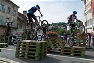 3 sept : d&eacute;monstration &agrave; Moudon lors du March&eacute;, sur le pont St-Eloi ! (s&eacute;rie photo : D. Betschen)