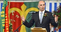 un peu plus tard, Alain Berset fait son discours 