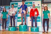 le podium Elite 2014, 1er : Maxime Warenghien (belge !), 2&egrave;me: No&eacute; Pretalli, 3&egrave;me: Julien Minerba