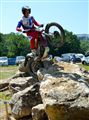 Brian en action dans les derni&egrave;res zones du Trial, va terminer 4&egrave;me en Elite (photo JPM)