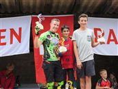Le Podium de la cat&eacute;gorie Cadets, Arthur est 3&egrave;me, chouette ! (photo Jean P.) 