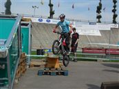 Colin en action sur ces zones artificielles de Z&uuml;rich (photo Jean P.)