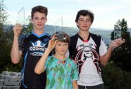 les 3 podiums du Club &agrave; la Coupe Suisse 2014, bravo &agrave; Romain, Arthur et Kousma...