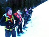 7 mars 2015 : sortie raquettes, d&eacute;part village de Jaun vers les Gastlosen  (photo Ren&eacute;)