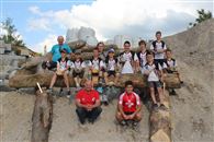 et avec les entra&icirc;neurs, Ren&eacute; et Jean-Daniel