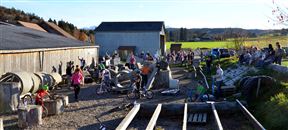 un magnifique soleil d'autome, l'id&eacute;al pour utiliser les zones ext&eacute;rieures 