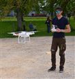 Ian film le site avec son drone